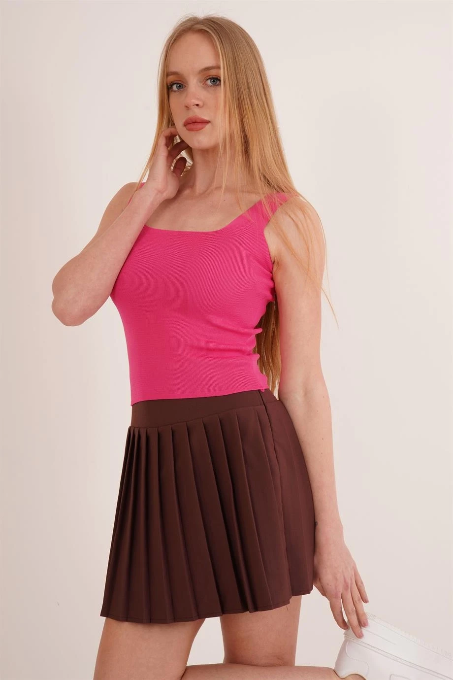 23256231 Triko Geniş Askılı Atlet FUSYA