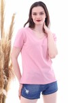 7050466 V  Yaka Boyfriend T-Shirt GUL KURUSU
